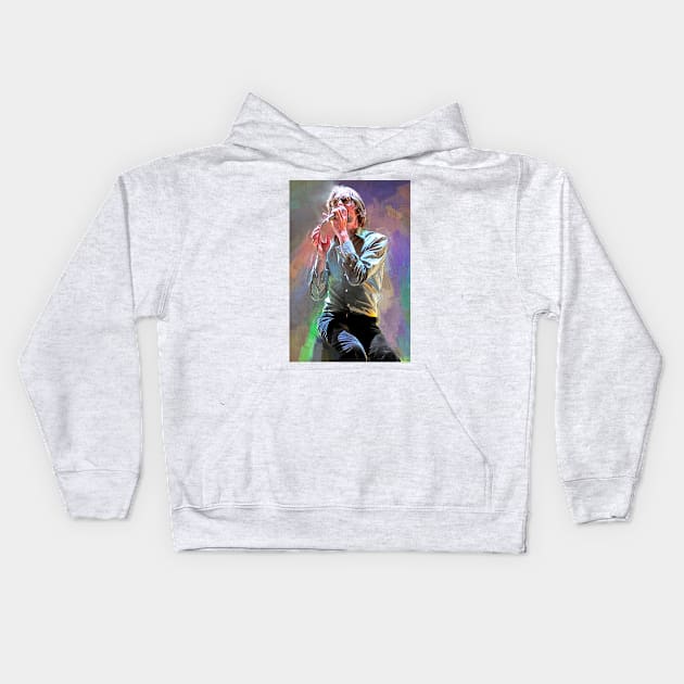 Jarvis Cocker Kids Hoodie by IconsPopArt